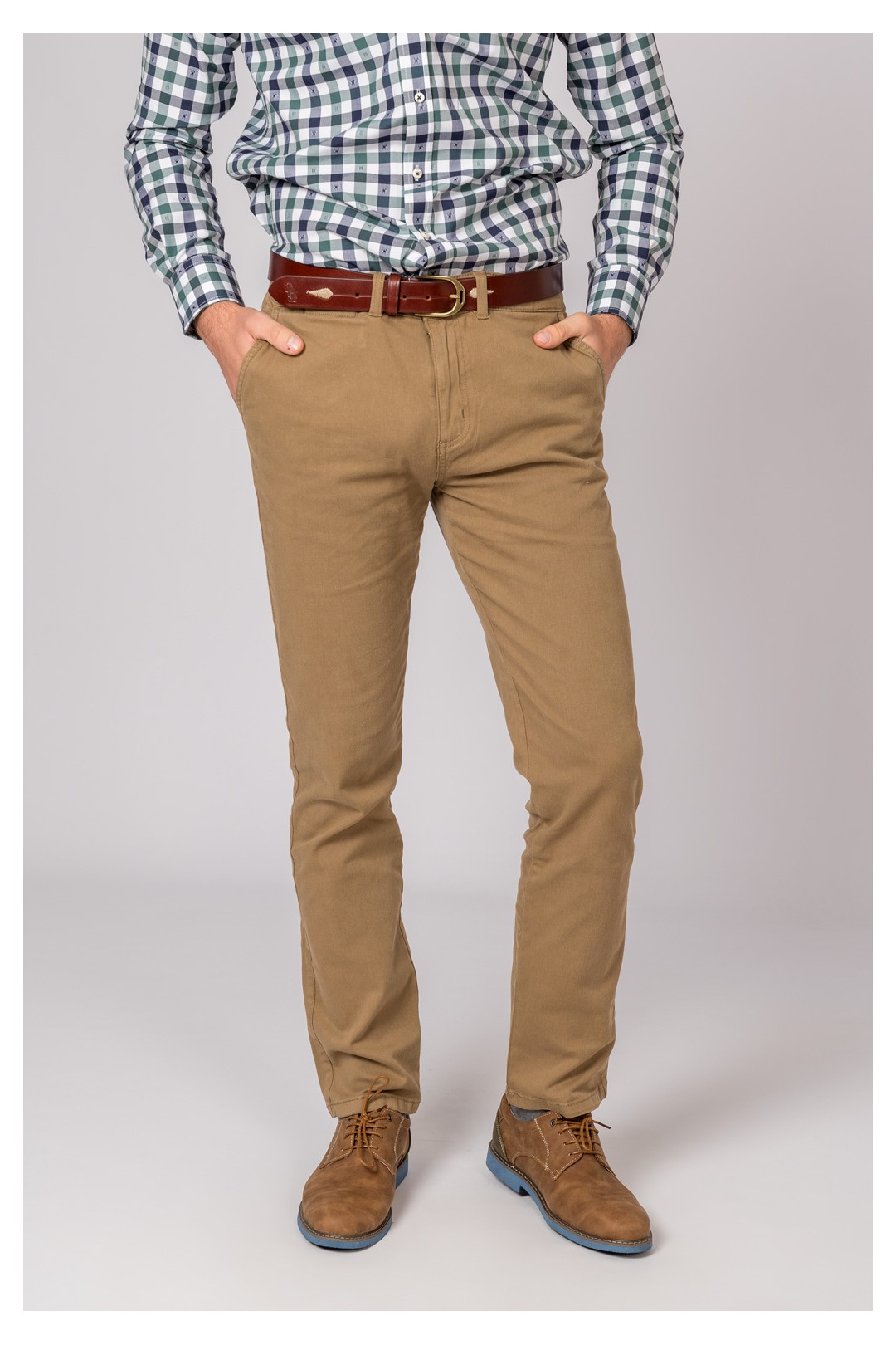 PANTALON CHINO BRITISH CAMEL