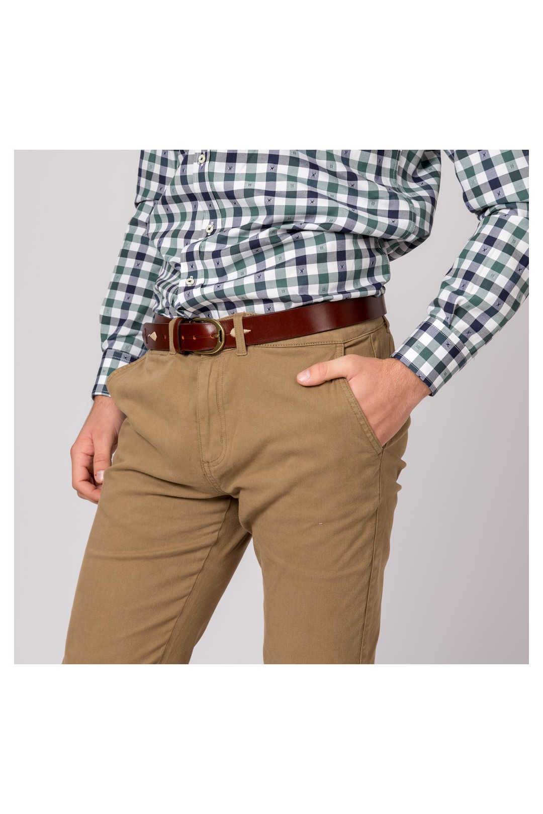 PANTALON CHINO BRITANNIQUE CAMEL