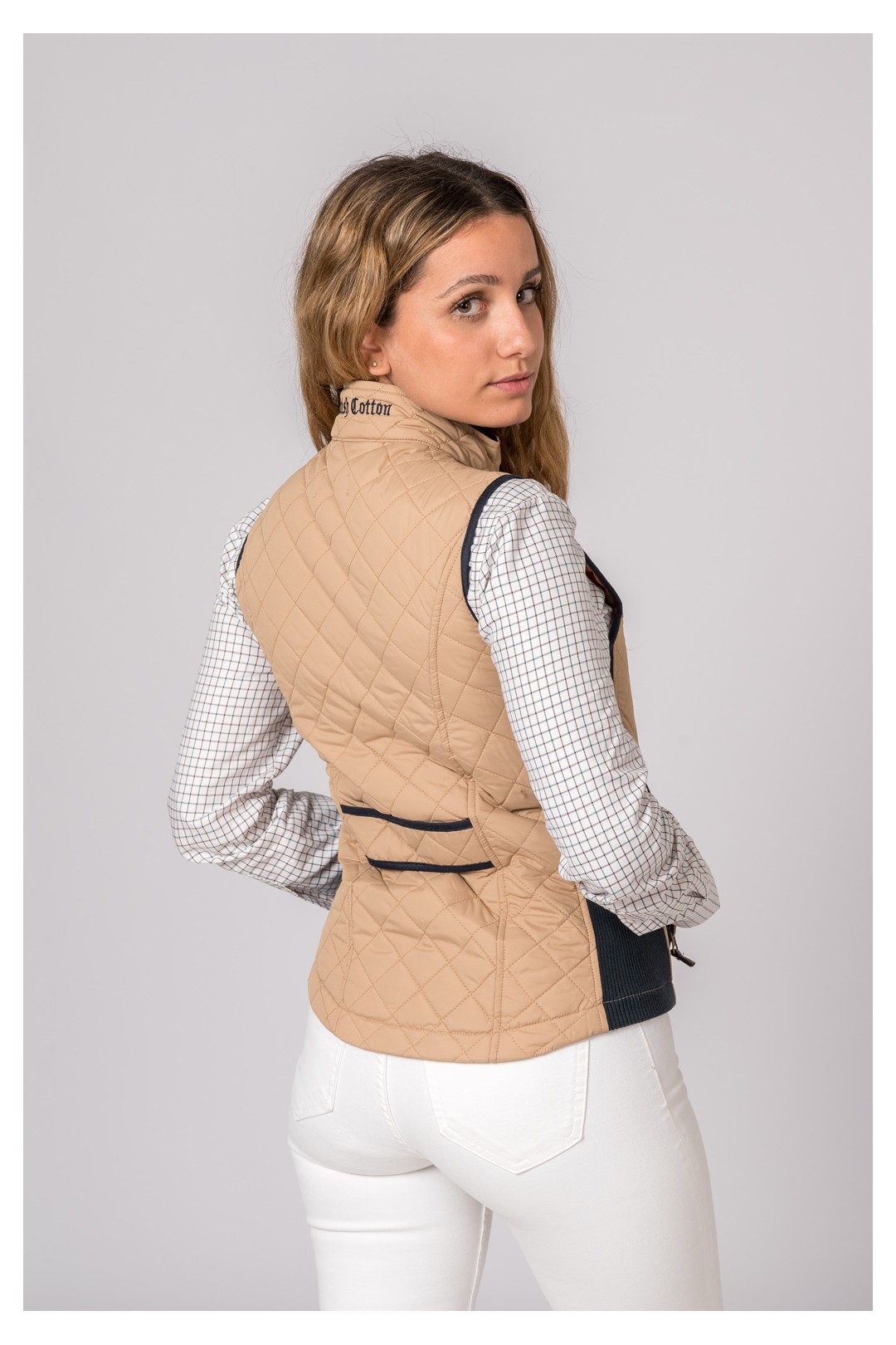 CHALECO MUJER ACEDERA CAMEL