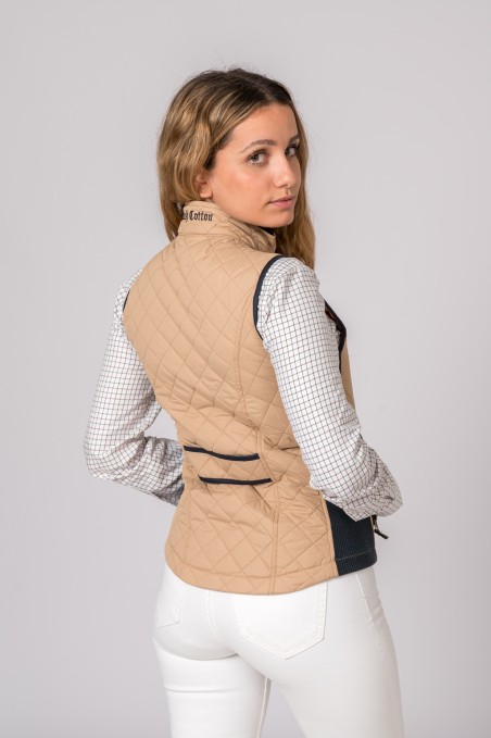CHALECO MUJER ACEDERA CAMEL CHALECO MUJER ACEDERA CAMEL