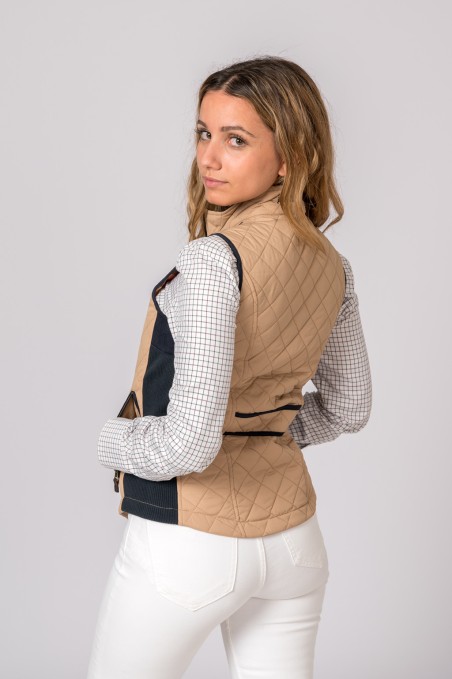 CHALECO MUJER ACEDERA CAMEL CHALECO MUJER ACEDERA CAMEL