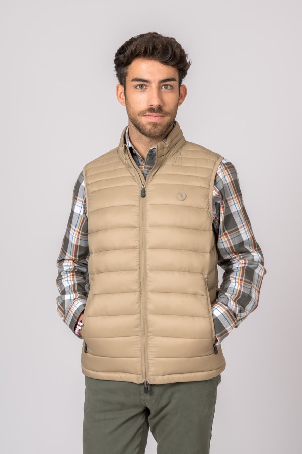 CHALECO DE HOMBRE NIZA BEIGE 2
