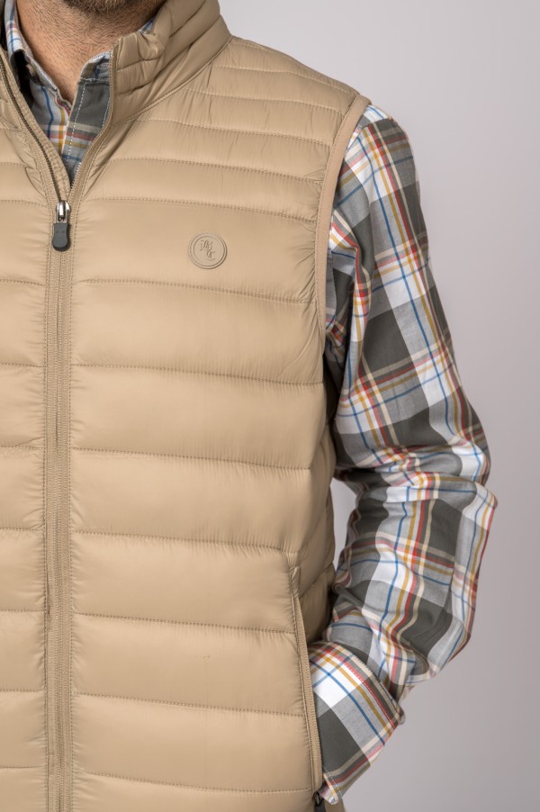 GILET POUR HOMME NIZA BEIGE