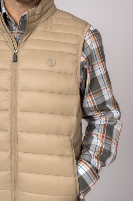CHALECO DE HOMBRE NIZA BEIGE