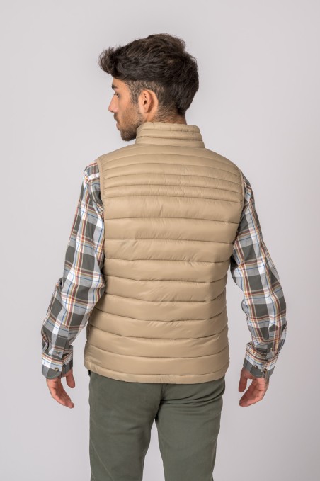 CHALECO DE HOMBRE NIZA BEIGE CHALECO DE HOMBRE NIZA BEIGE