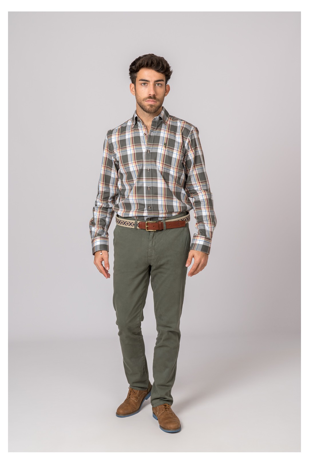 PANTALON CHINO BRITISH VERDE