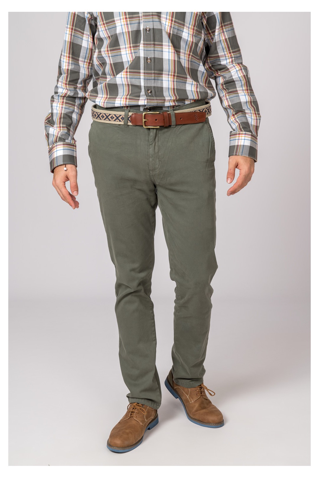 PANTALON CHINO BRITISH VERDE