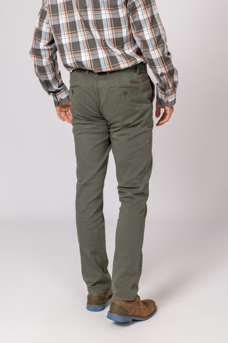PANTALON CHINO BRITISH VERDE