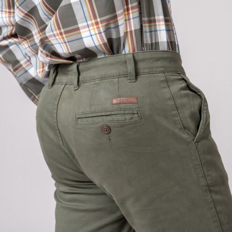 PANTALON CHINO BRITISH VERDE