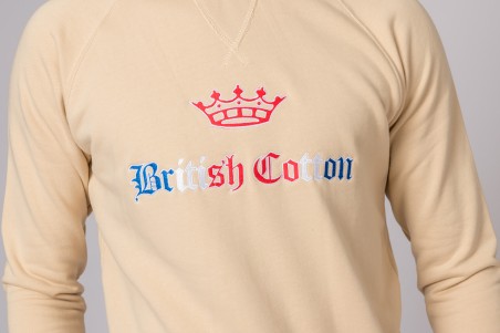 SWEAT-SHIRT COURONNE BEIGE