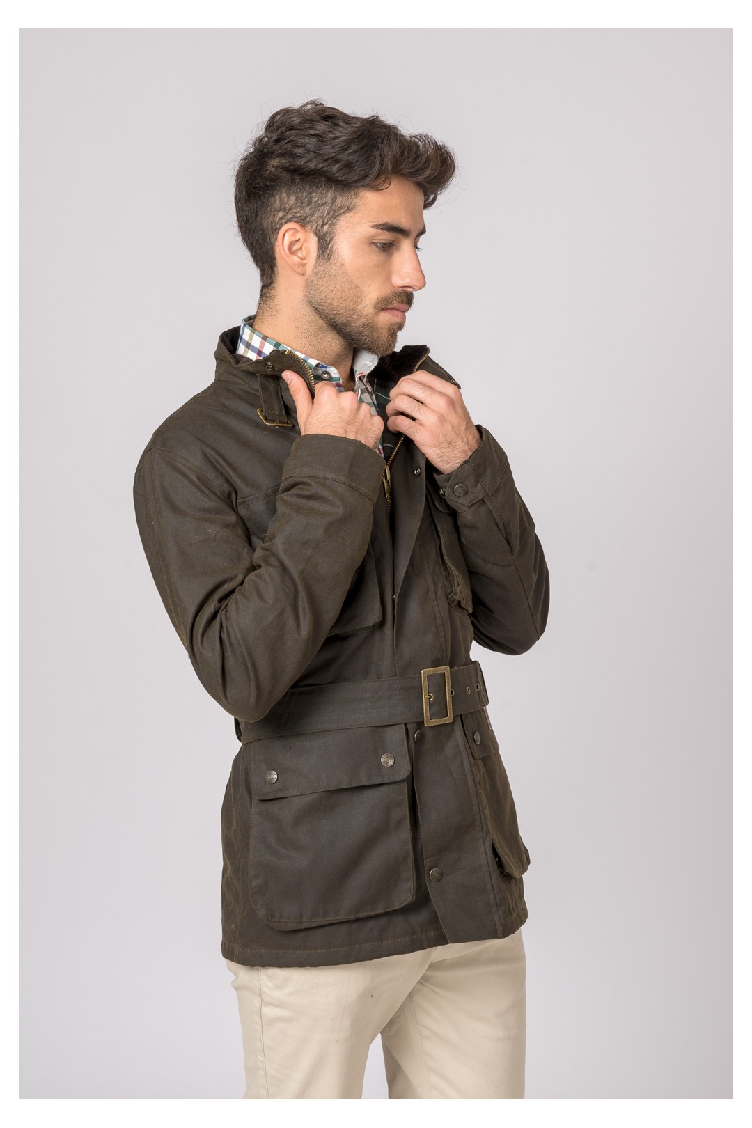 CHAQUETA ENCERADA DENILSON BELT