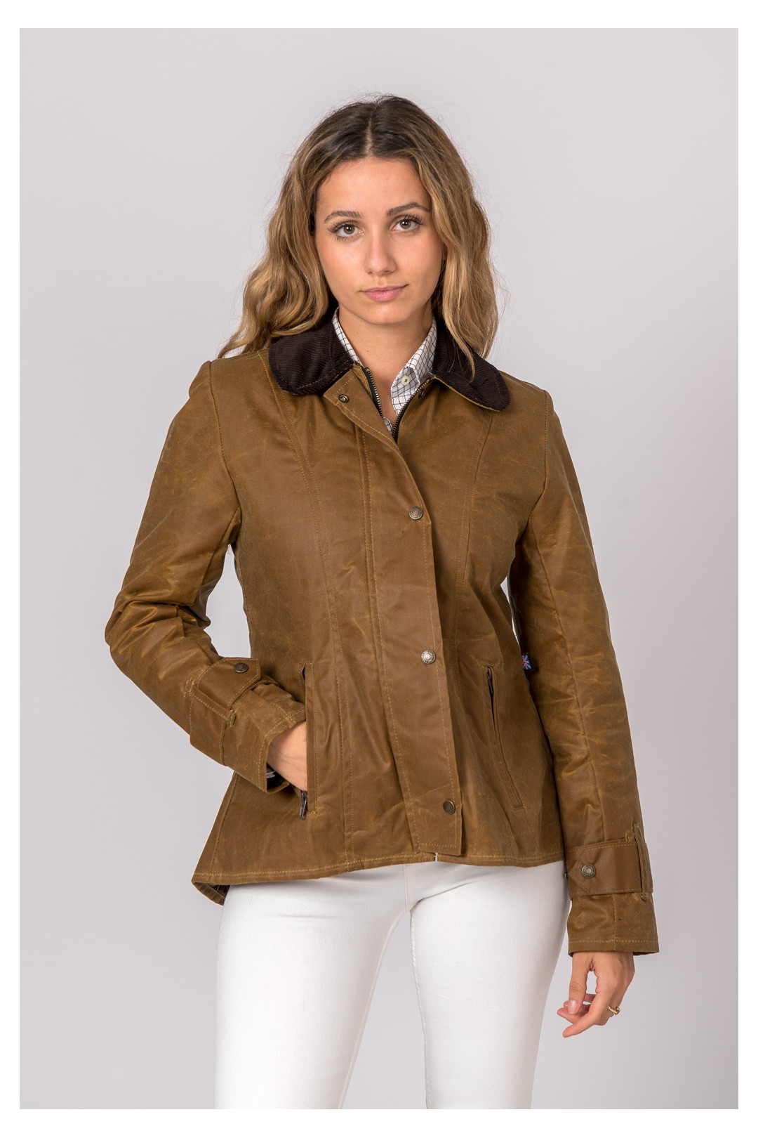 VESTE CIRÉE AMBRE CAMEL POUR DAMES