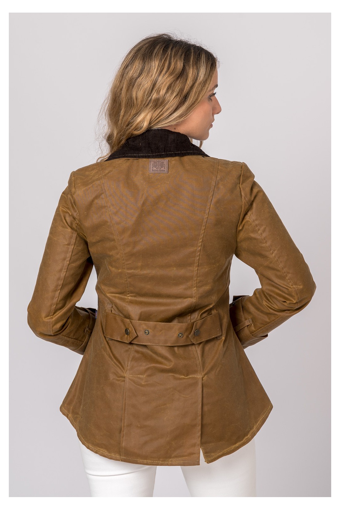 CHAQUETA ENCERADA LADIES AMBRE CAMEL