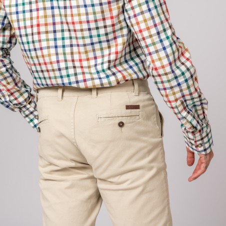 PANTALON CHINO BRITANNIQUE BEIGE