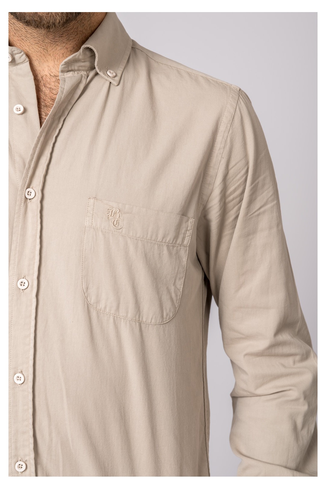 CAMISA SARGA CAMEL