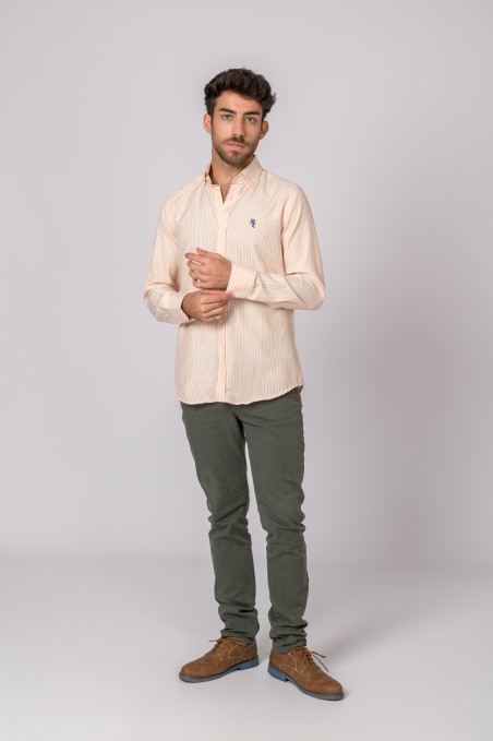 CAMISA RAYAS AMARILLA