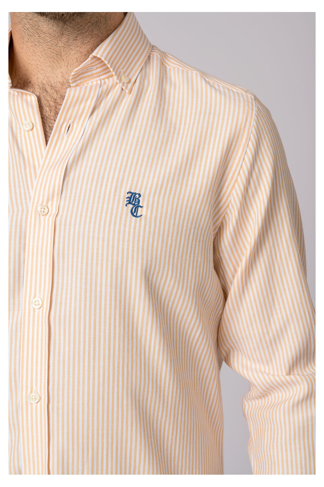 CAMISA RAYAS AMARILLA