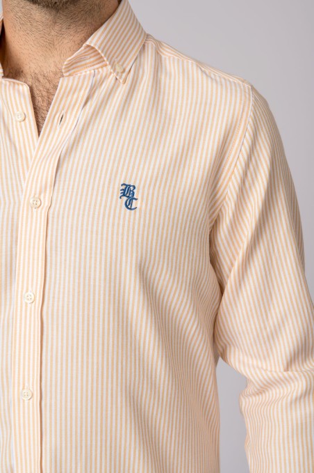CAMISA RAYAS AMARILLA