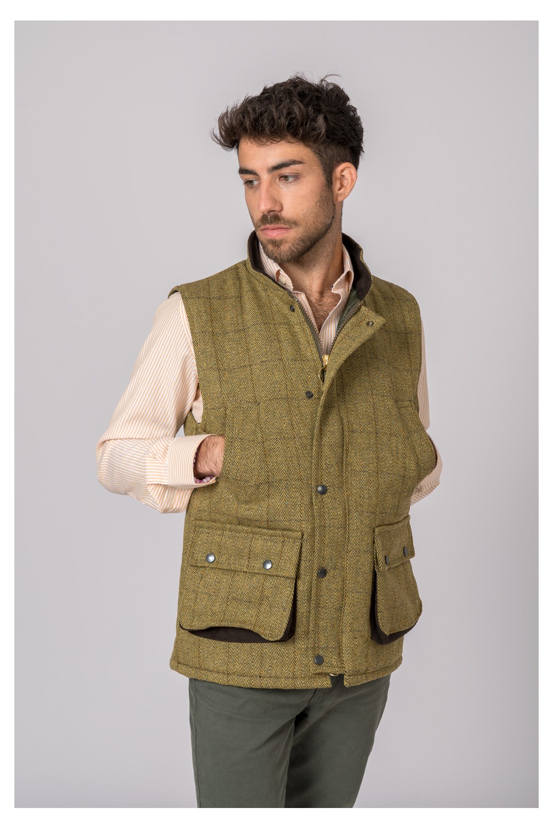 CHALECO TWEED GILET