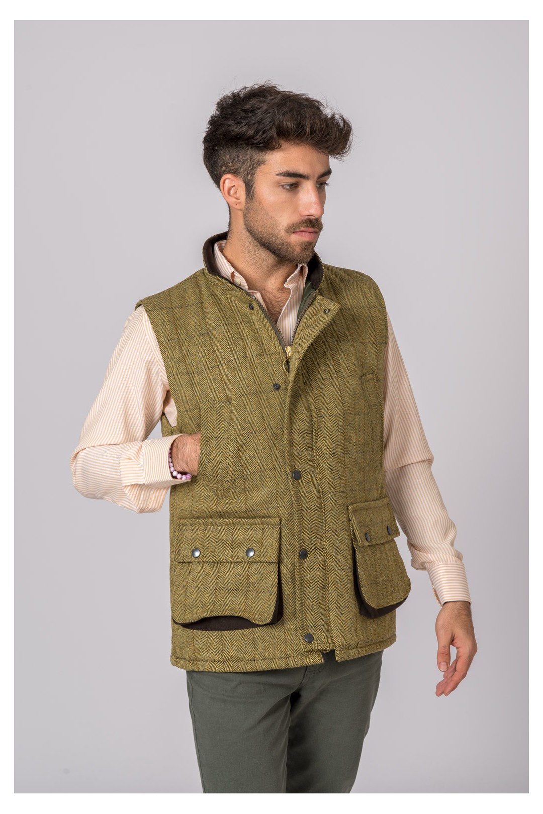 CHALECO TWEED GILET