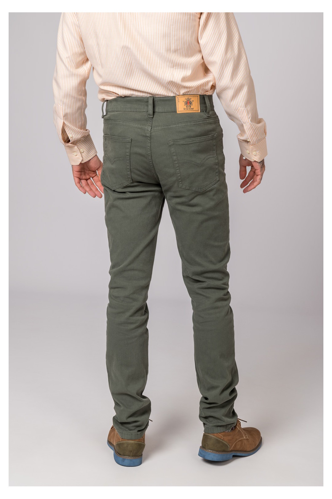Pantalón Hombre 5 bolsillos Verde