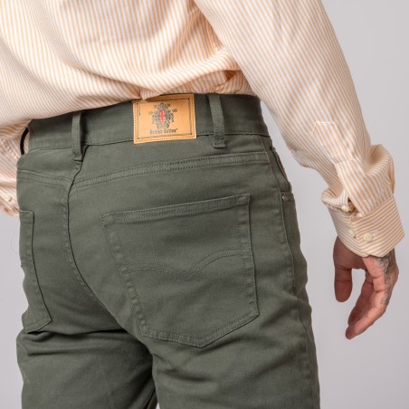 Pantalón Hombre 5 bolsillos Verde