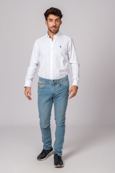 DENIM SLIM JHON LEWIS CLARO