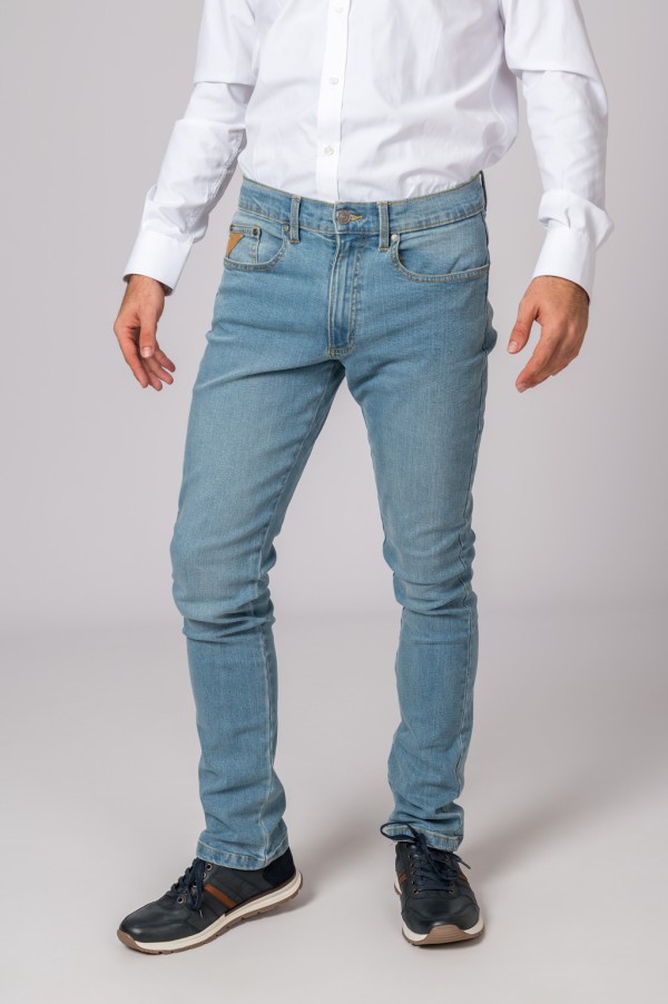 Pantalón para hombre Jhon Lewis Slim azul claro.