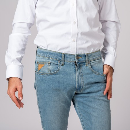 DENIM SLIM JHON LEWIS CLARO