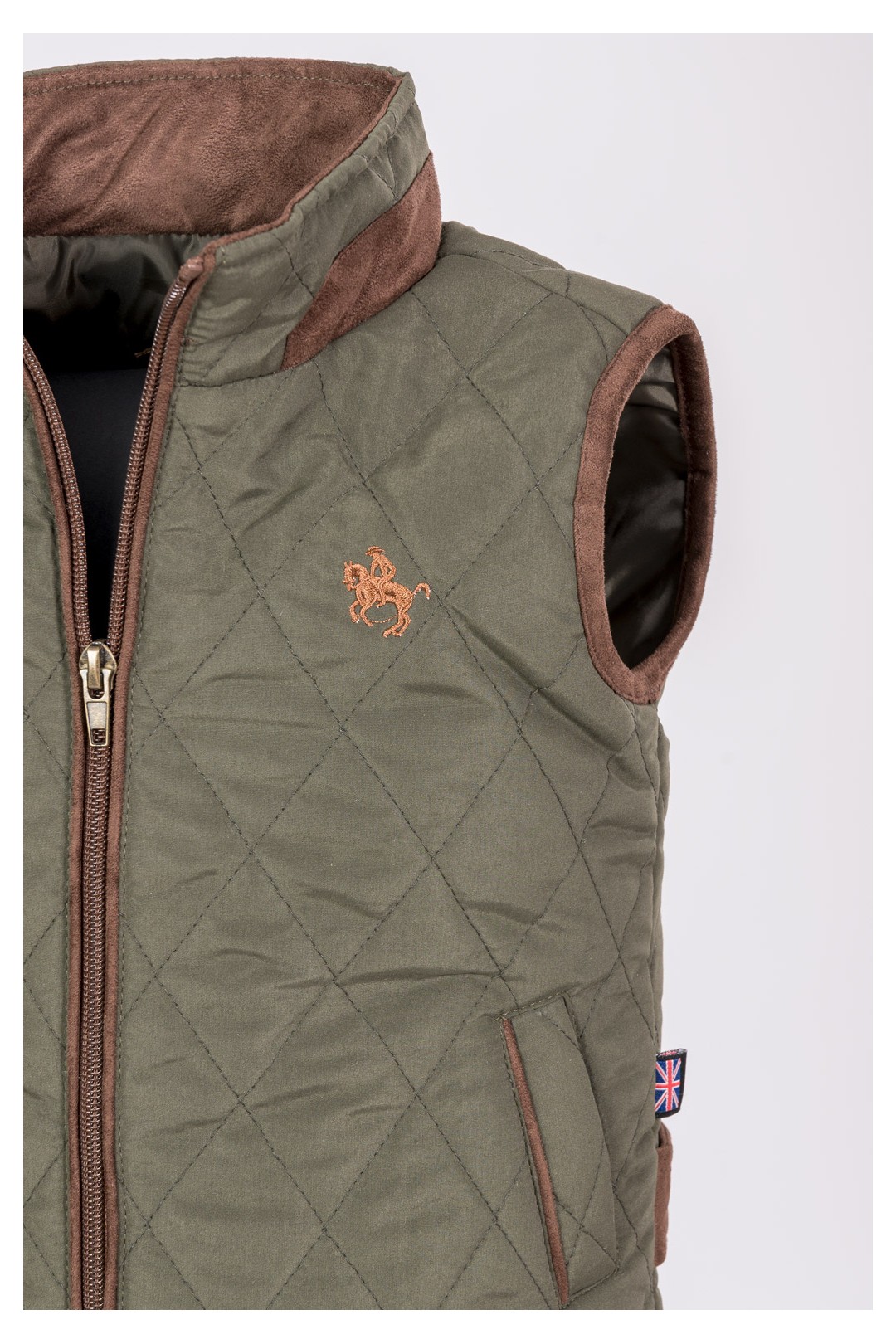 GILET BRITANNIQUE POUR ENFANTS VERT