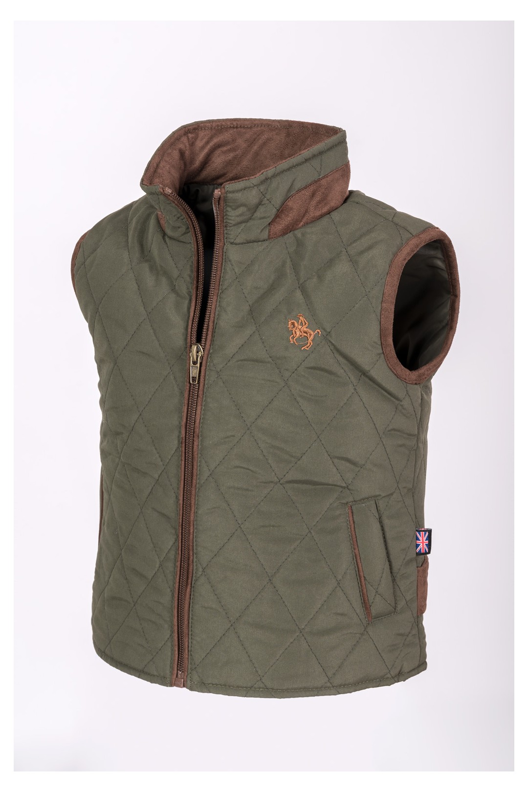 CHALECO NIÑO BRITISH VERDE