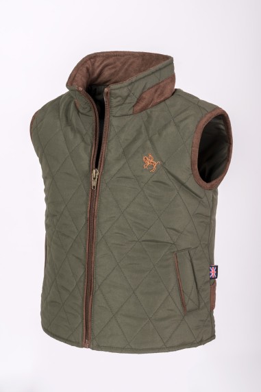 CHALECO NIÑO BRITISH VERDE