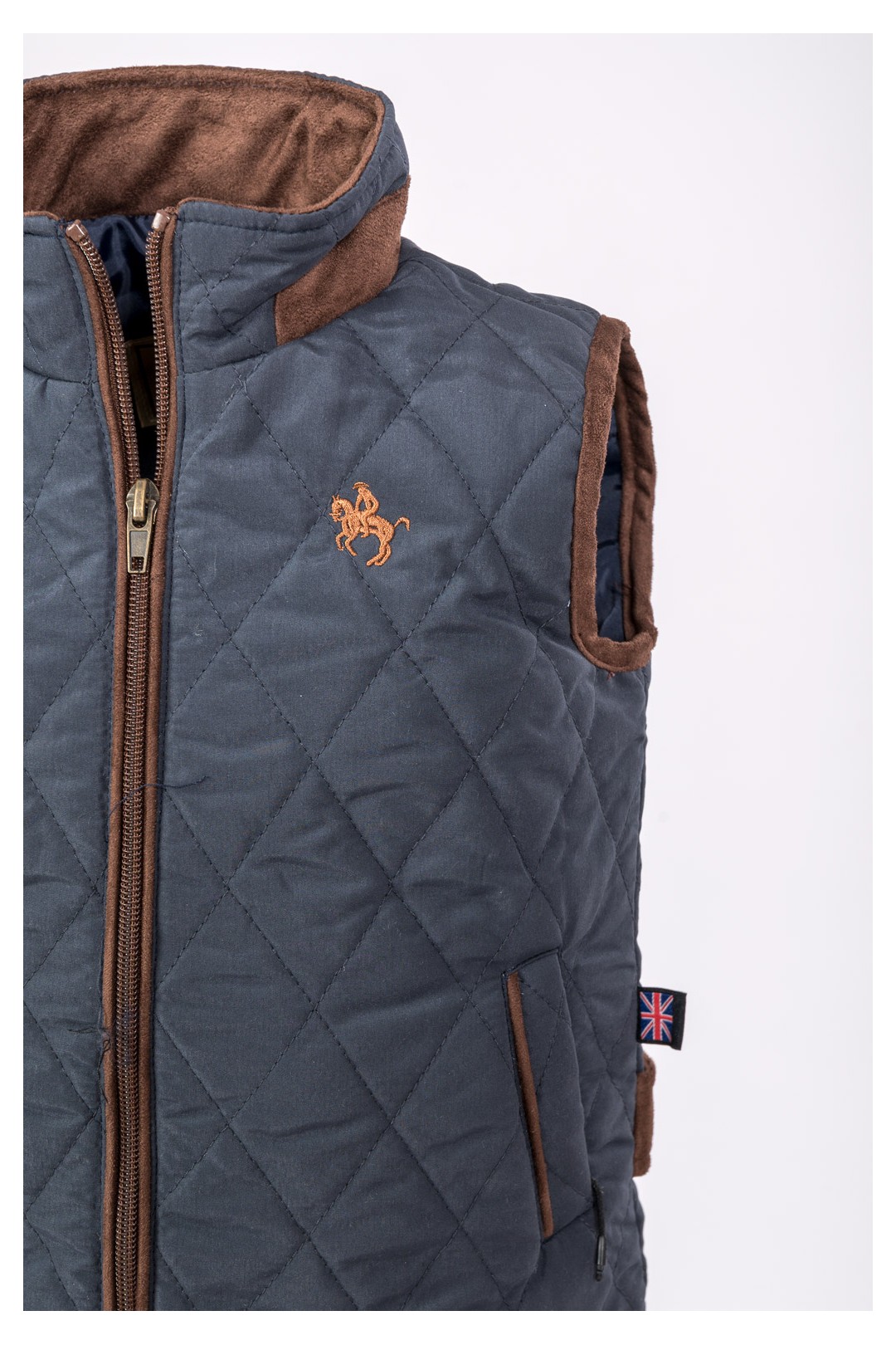 CHALECO NIÑO BRITISH AZUL MARINO