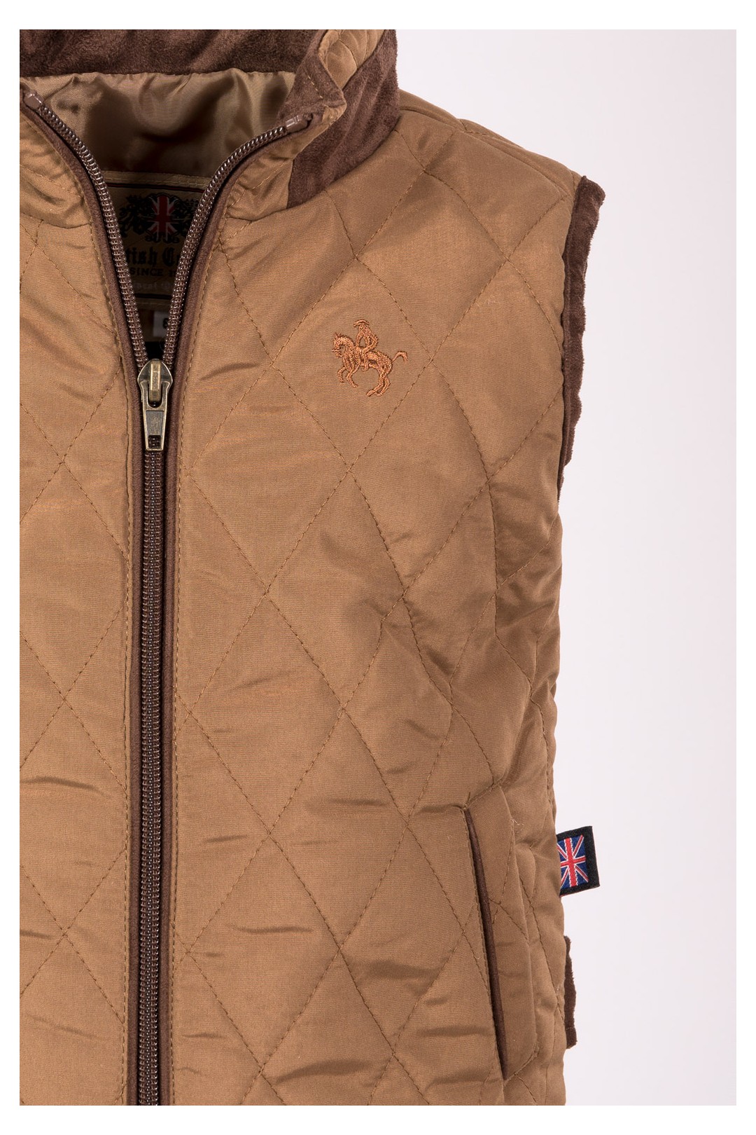 GILET BRITANNIQUE CAMEL POUR ENFANTS