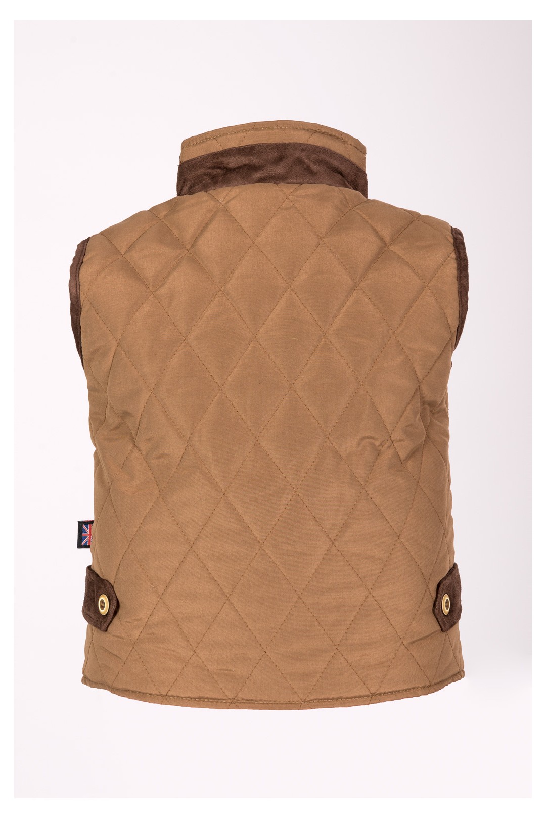 CHALECO NIÑO BRITISH CAMEL