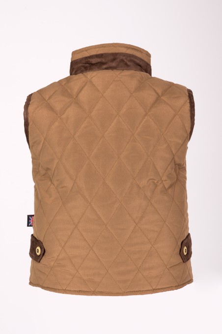 GILET BRITANNIQUE CAMEL POUR ENFANTS
