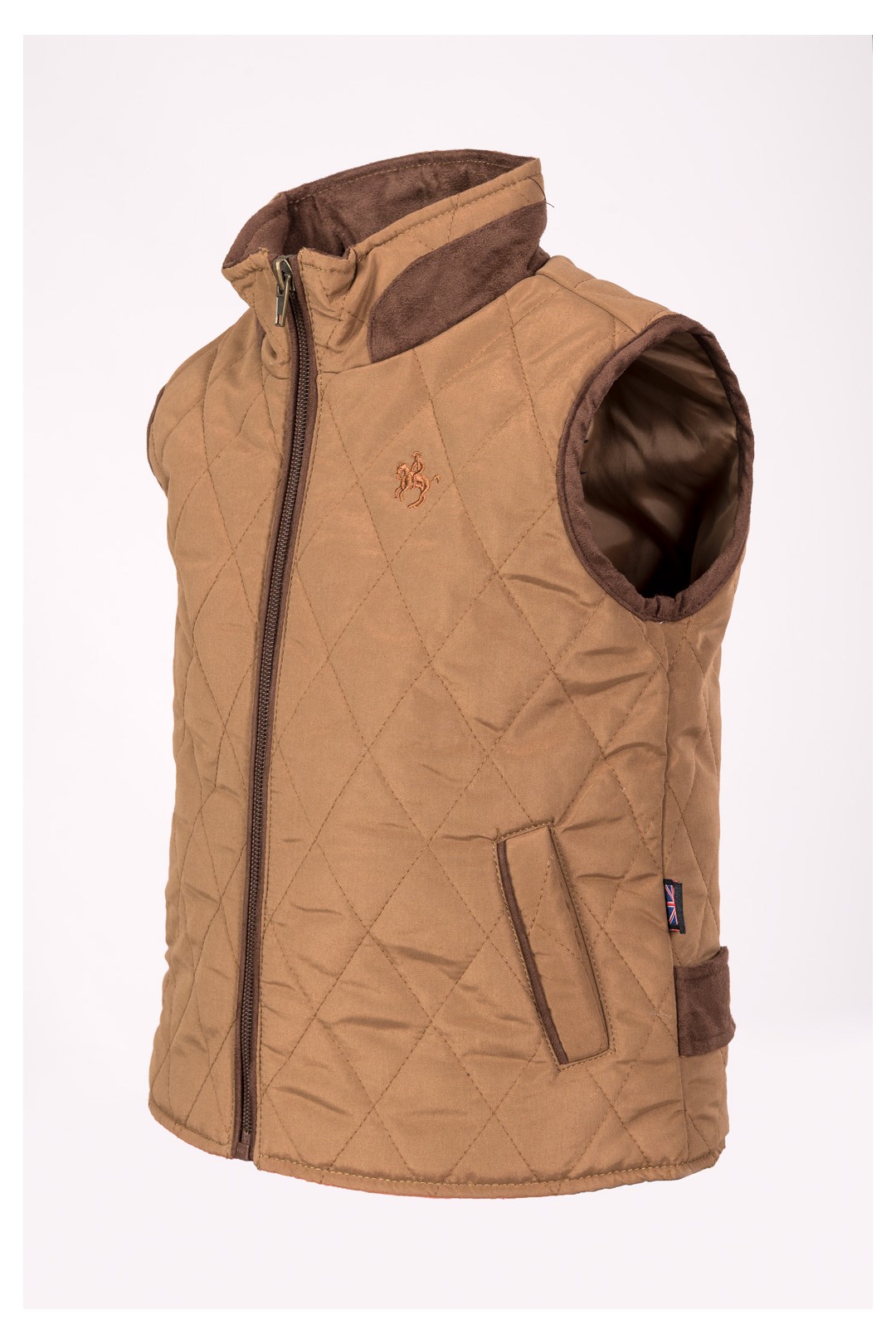 GILET BRITANNIQUE CAMEL POUR ENFANTS