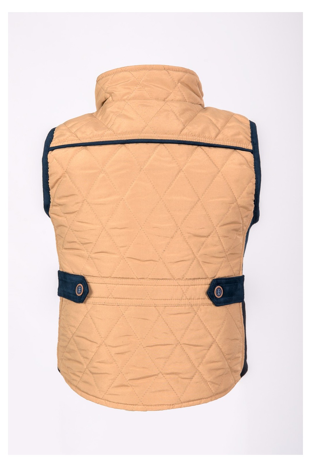 CHALECO NIÑA BEIGE