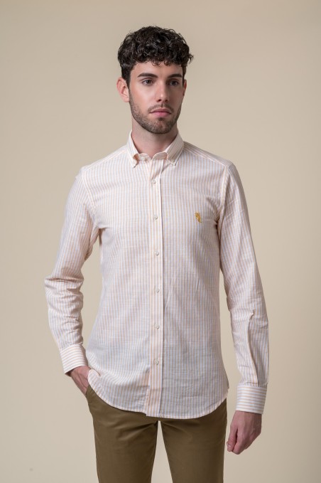 CAMISA RAYAS AMARILLO