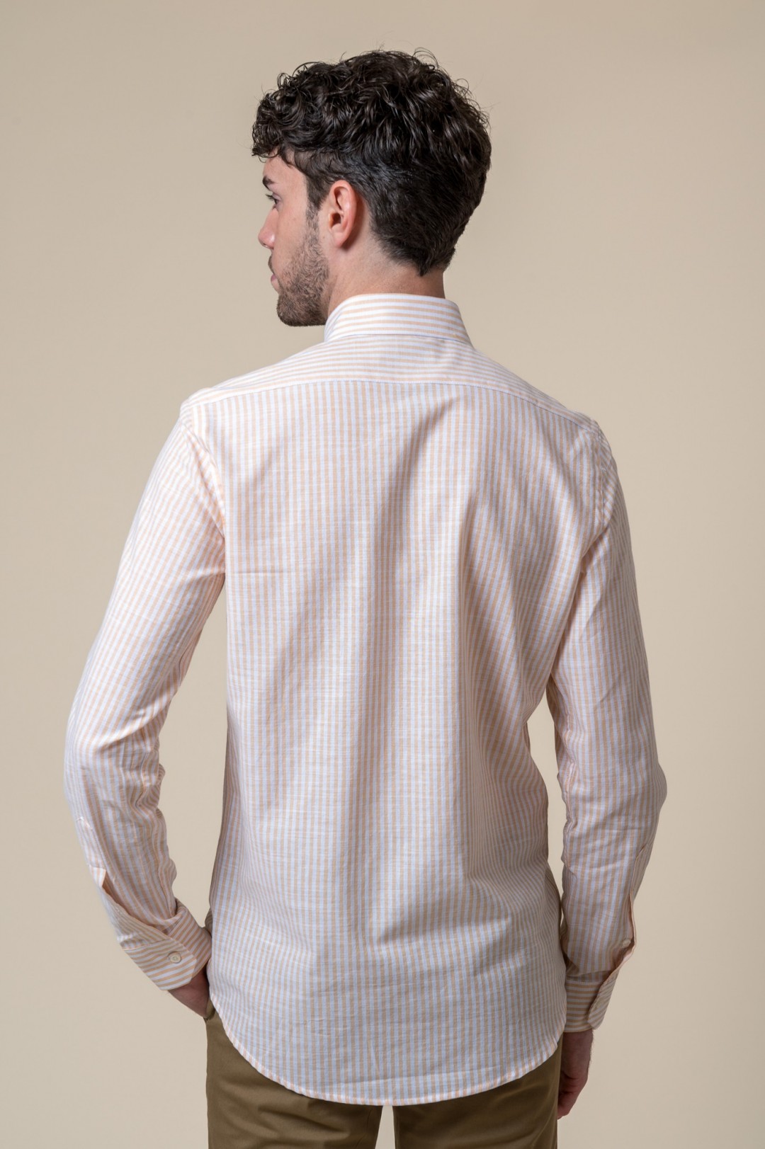 CAMISA RAYAS AMARILLO