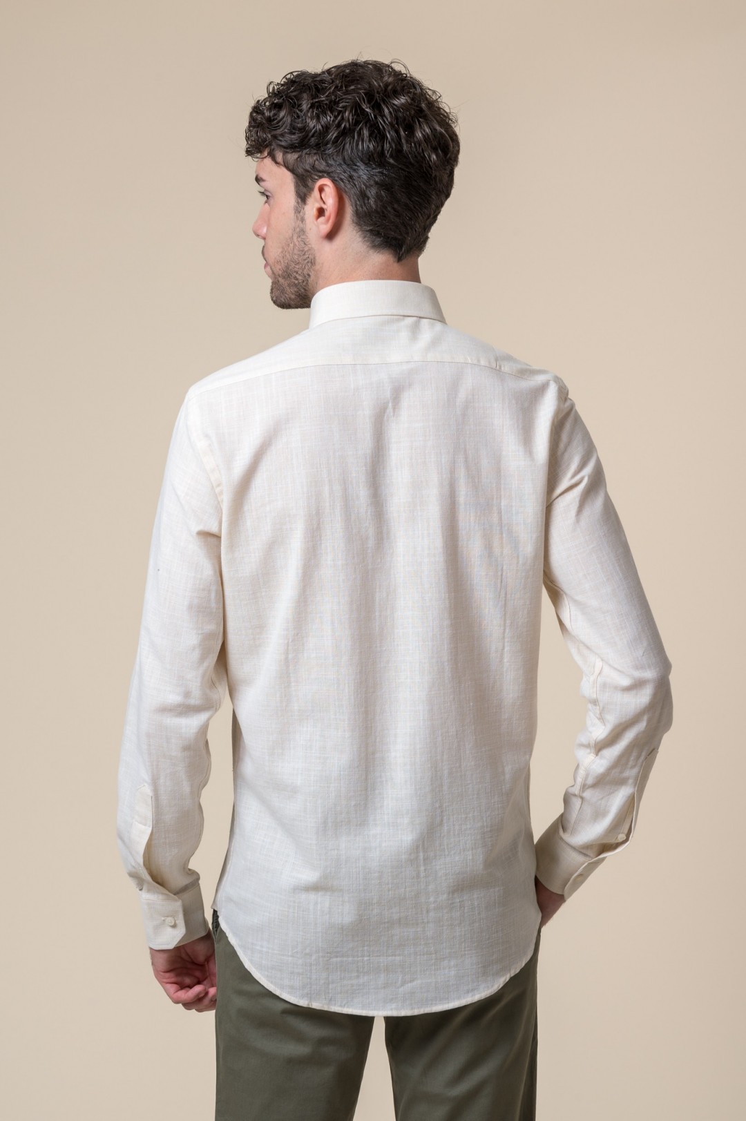 CHEMISE JAUNE SOUPLE