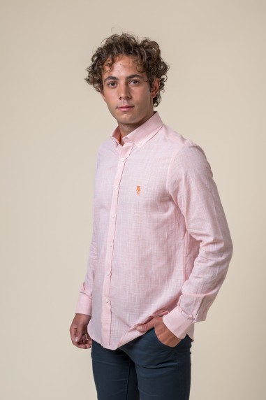 CAMICIA MORBIDA ARANCIONE