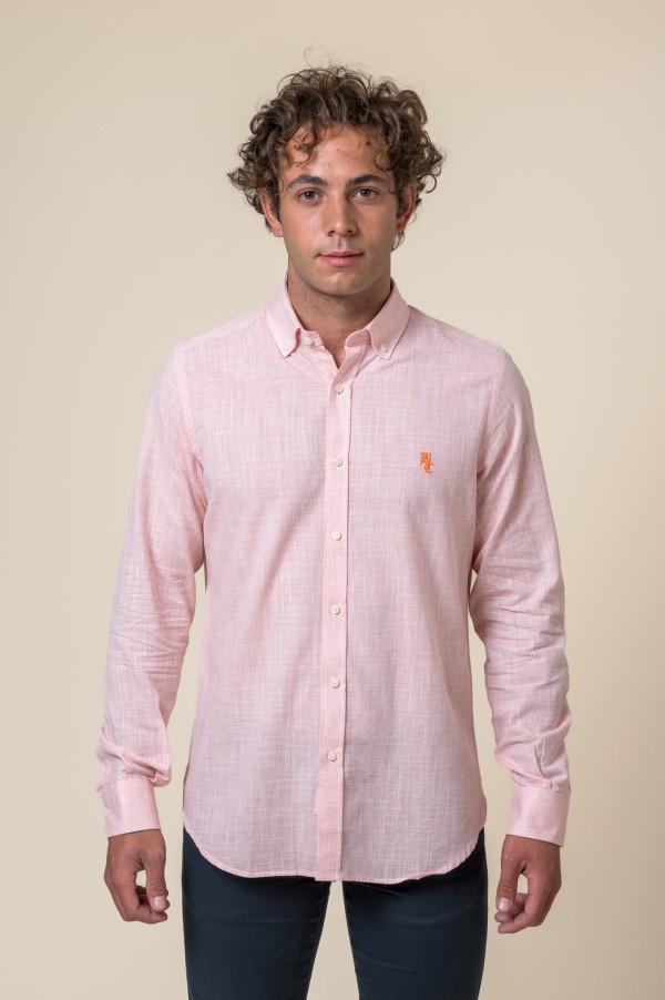 CAMICIA MORBIDA ARANCIONE 2