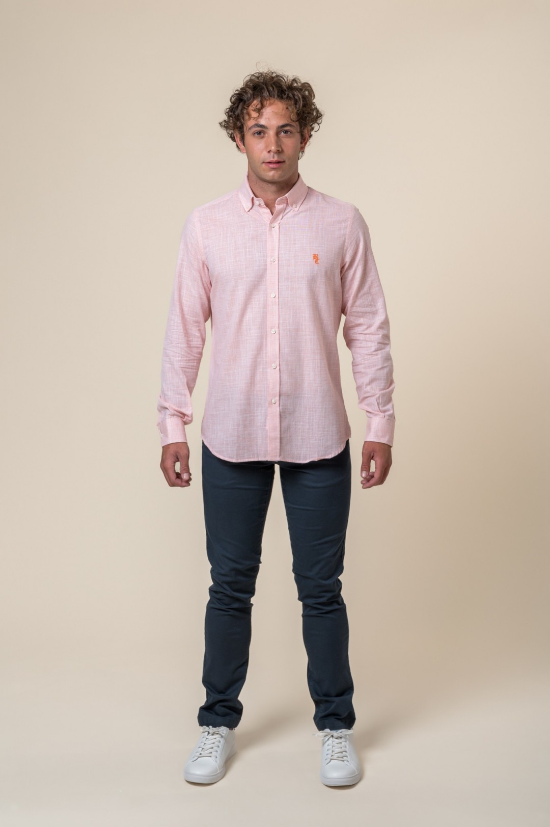 CAMICIA MORBIDA ARANCIONE