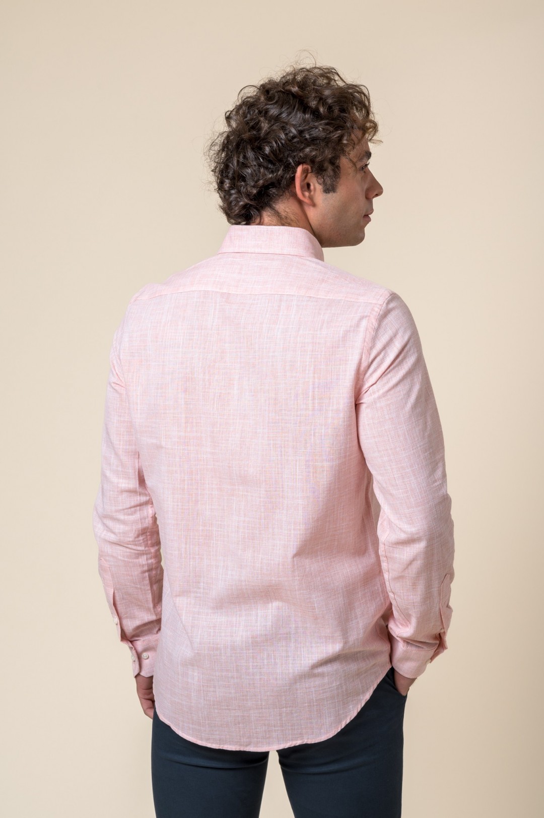 CAMICIA MORBIDA ARANCIONE
