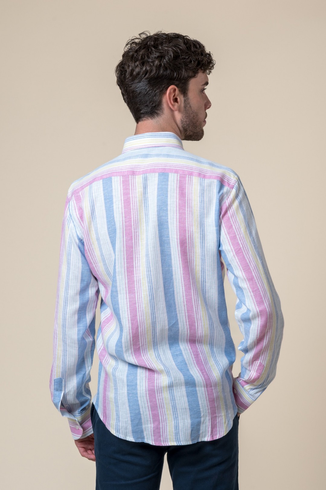 MULTICOLORED STRIPED SHIRT