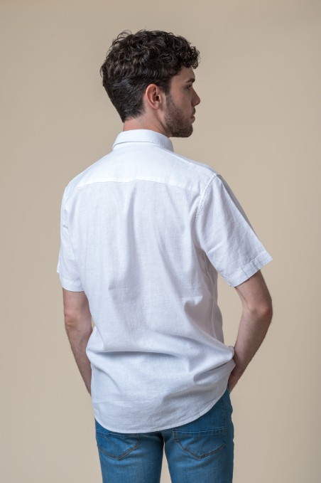 CAMISA MANGA CORTA BLANCA