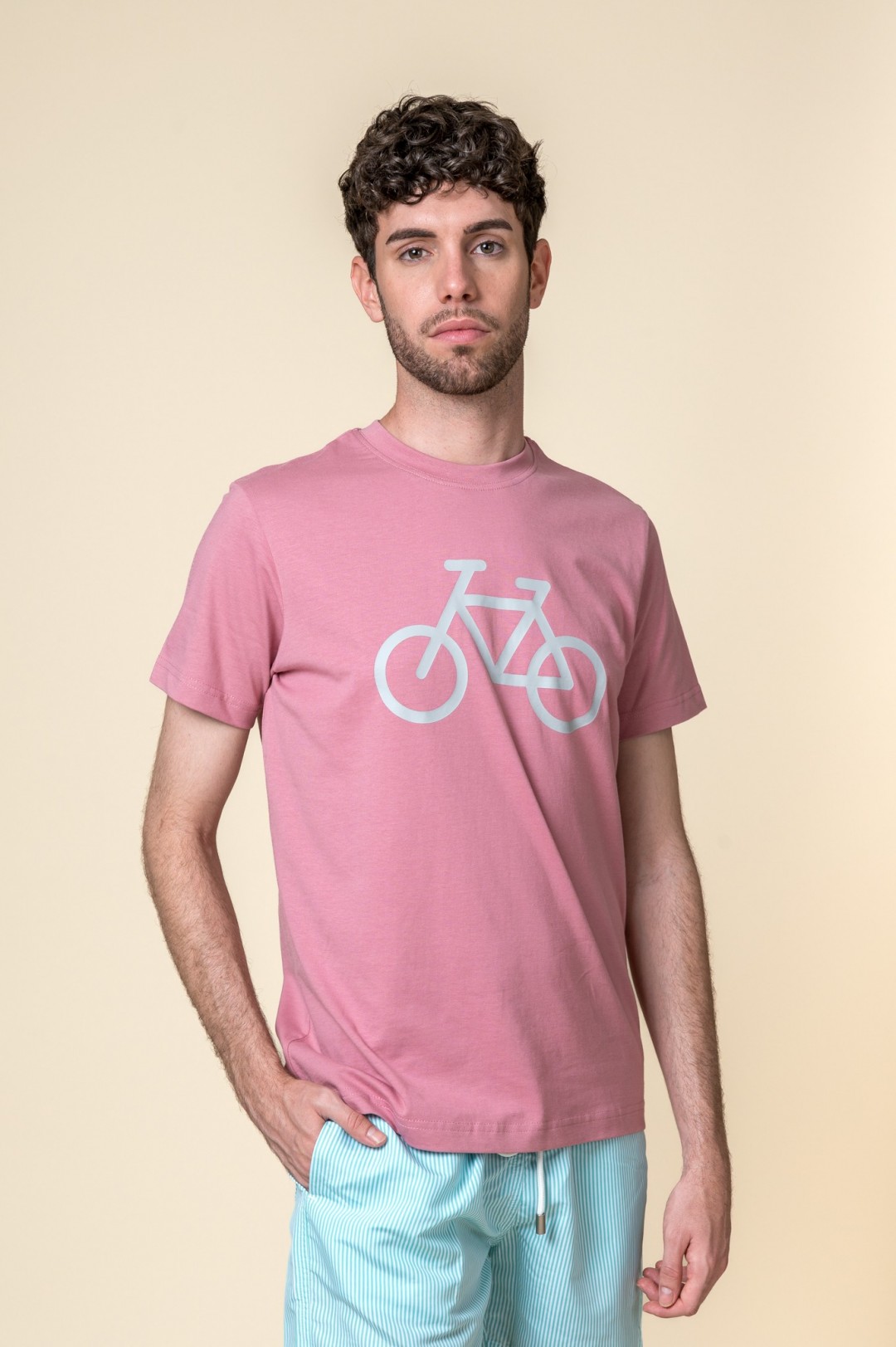 CAMISETA BICI ROSA