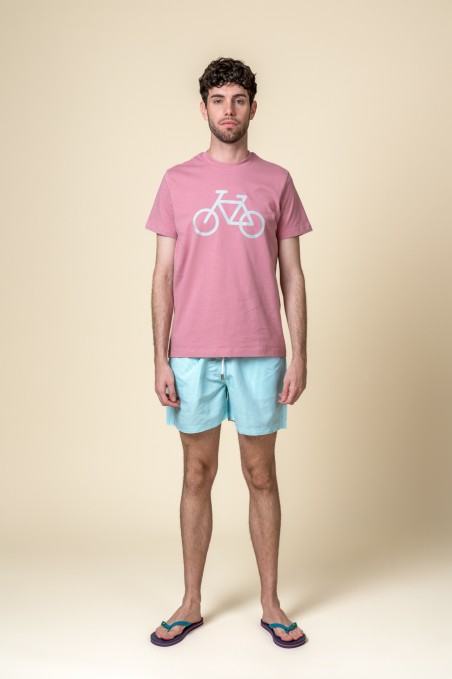 CAMISETA BICI ROSA