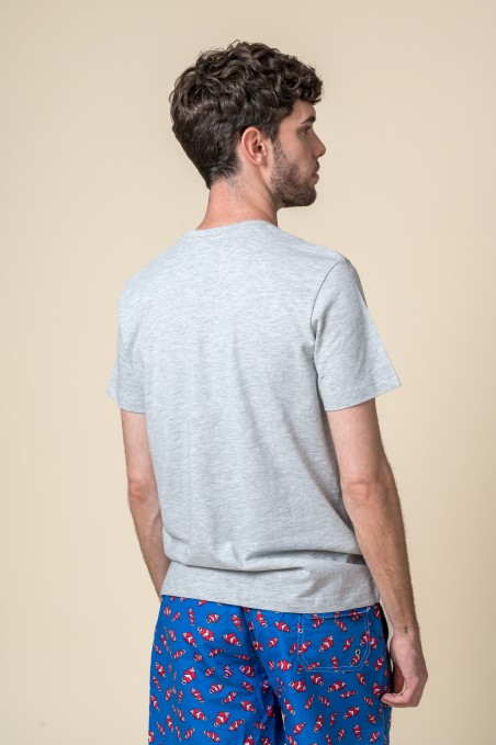CAMISETA VINTAGE MOTORCICLE GRIS